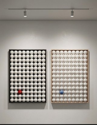 Opera d'arte per i veri amanti del tennis.