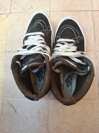 Vans Sk8-Hi nere e bianche 38
