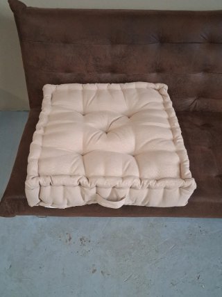 Cojín de suelo/palet beige