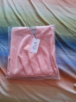 Abito Emir Ela tg S rosa pesca Nuovo