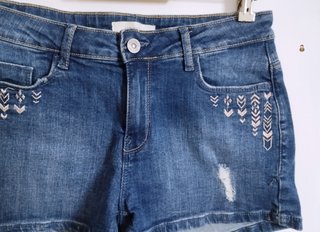 Shorts vaqueros cintura alta