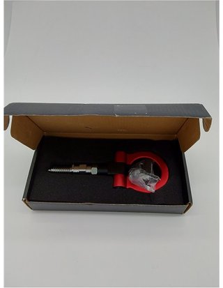 Kit de anillo de remolque universal para remolque de coche - kit de gancho de remolque delantero de aleación de aluminio para rem