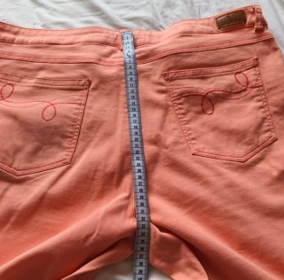 Pantalón largo rosa salmón