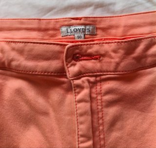 Pantalón largo rosa salmón
