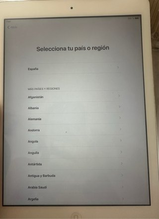 iPad Air 1ª Gen 16GB Blanco.