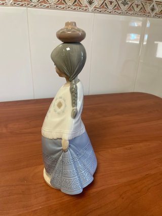 Figura Lladró Niña con Cántaro Porcelana