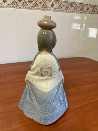Figura Lladró Niña con Cántaro Porcelana