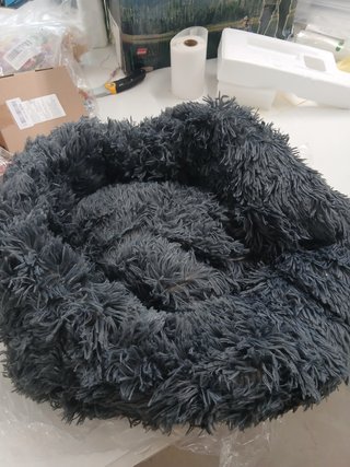 Cama para perro/gato redonda y esponjosa