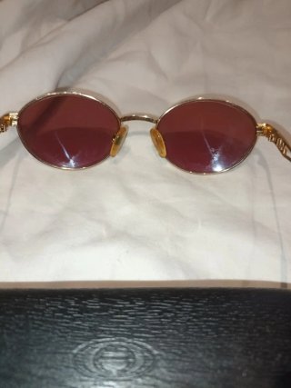 Gafas graduadas Yves Saint Laurent doradas y rosas