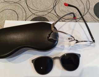Gafas graduar Quebramar con clip solar