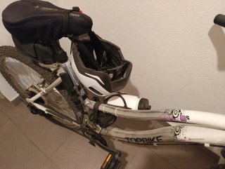 Bicicleta TOPBIKE blanca