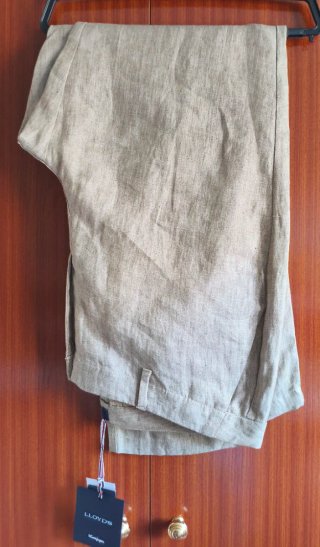 Pantalón largo beige