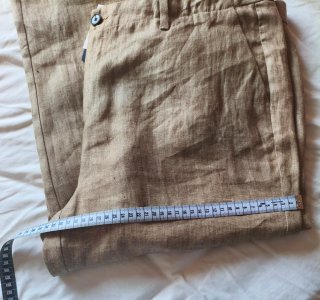 Pantalón largo beige