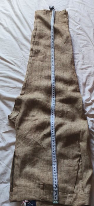 Pantalón largo beige