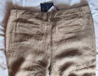 Pantalón largo beige