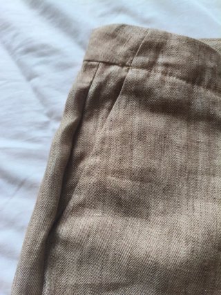 Pantalón largo beige