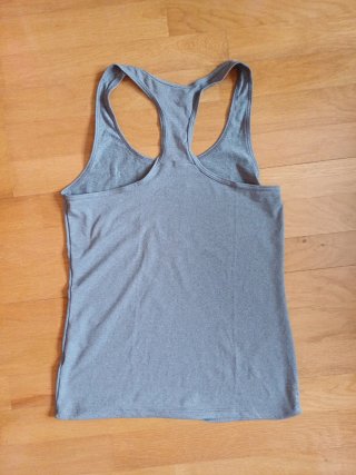 Camiseta deportiva Domyos tirantes gris