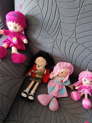 Lote Muñecas Peluche (2 Musicales)