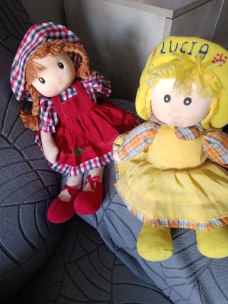 Lote Muñecas Peluche (2 Musicales)