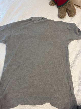 Polo Lacoste Gris Talla M