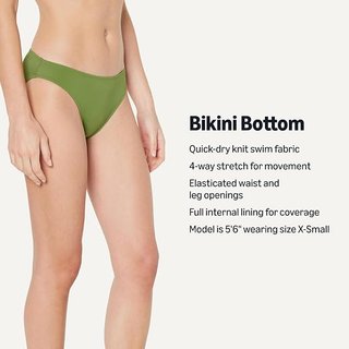 Braga Bikini Talle Bajo Verde Talla 38