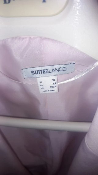 Blazer rosa pastel SuiteBlanco Talla XS