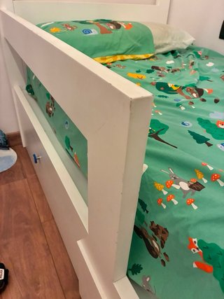 Cama infantil tienda de campaña blanca
