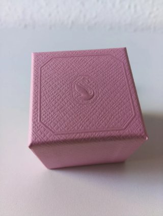 Caja Swarovski Rosa Anillo/Pendientes