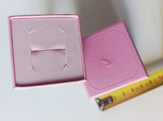 Caja Swarovski Rosa Anillo/Pendientes