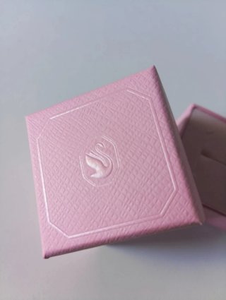 Caja Swarovski Rosa Anillo/Pendientes