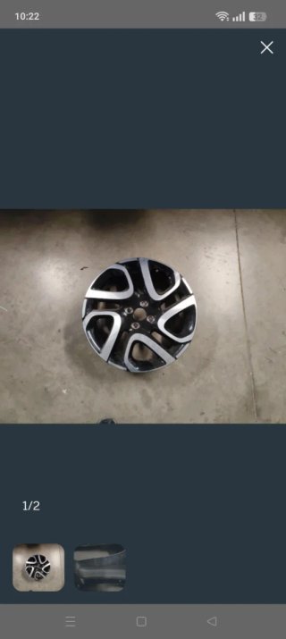 Llanta aleación 17 Renault Captur 2016