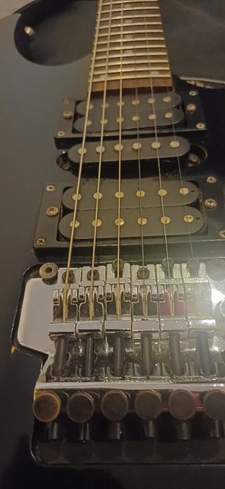 Guitarra Eléctrica Ibanez Serie RG S4090947.  Negr