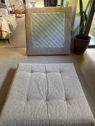 2 Cojínes Roche Bobois Beige