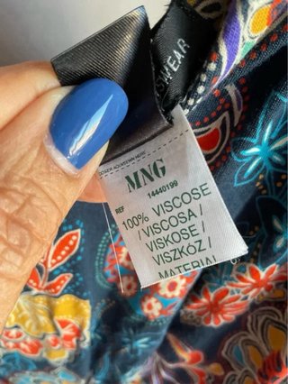Vestito MANGO fantasia floreale Tg L