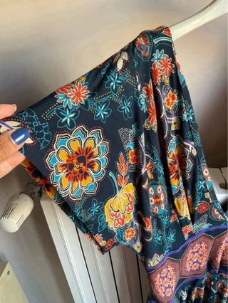 Vestito MANGO fantasia floreale Tg L