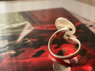 Anillo Plata Esmaltado Serie Gaudí Ajustable