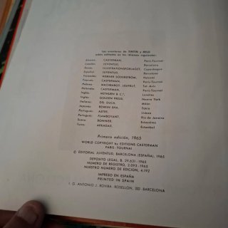 4 Tebeos Antiguos Tintín Primera/Segunda Edición