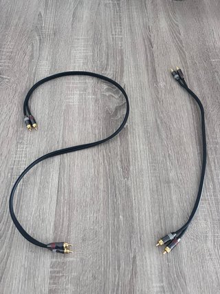 Cable RCA Doble Negro