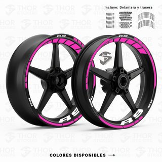 Pegatinas llantas Yamaha R9