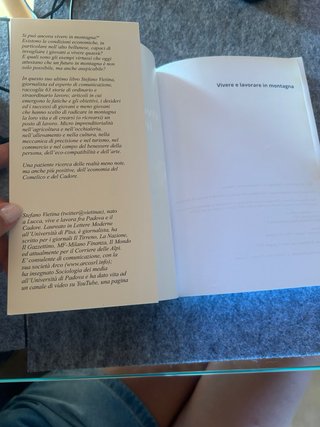 Libro “Vivere e lavorare in montagna”