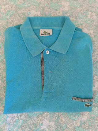 Polo Lacoste Azzurro Uomo Taglia L