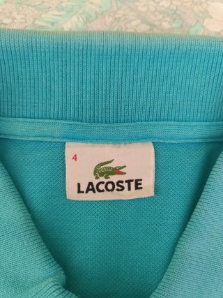Polo Lacoste Azzurro Uomo Taglia L