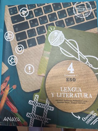 Libro lengua y literatura 4ºESO