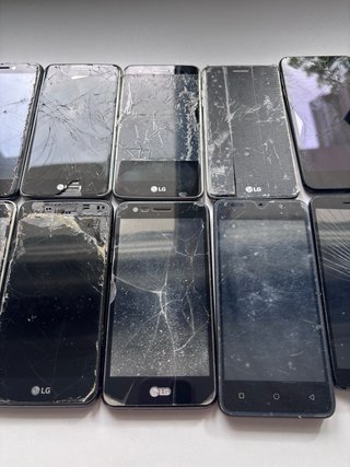 Lote 10 móviles para piezas — LG, Huawei, Alcatel
