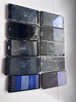Lote 10 móviles para piezas — LG, Huawei, Alcatel