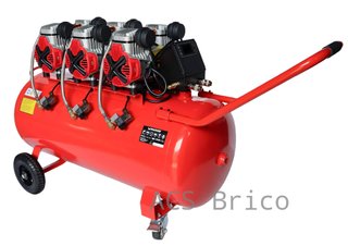 Compresor de Aire Silencioso con LCD 150L - 6 Hp - 09394 - Mader