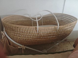 Cuco de mimbre para bebé