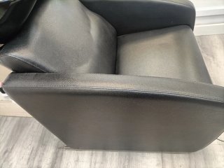Sillón lavacabezas peluquería negro