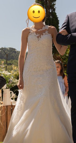 Vestido de Novia Boutique Francesa Blanco