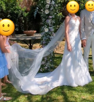 Vestido de Novia Boutique Francesa Blanco